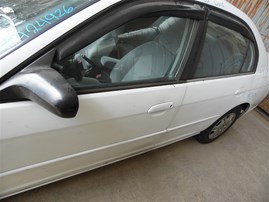 2002 Honda Civic LX White Sedan 1.7L AT #A24926
